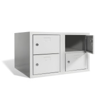 2+2-türiger Schuhschrank mit Fachbreite 400 mm