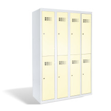 8-türiger Kleiderschrank mit kurzen Türen, RAL 1013