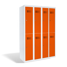 8-türiger Kleiderschrank mit kurzen Türen, RAL 2004