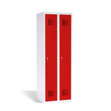 2-türiger Metall-Kleiderschrank 1800/600/500, RAL 3020