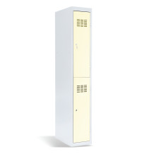 #03 MINI 2 – 2-türiger Kleiderschrank mit kurzen Türen, 1800/300/500, RAL 1013