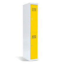 #03 MINI 2 – 2-türiger Kleiderschrank mit kurzen Türen, 1800/300/500, RAL 1023