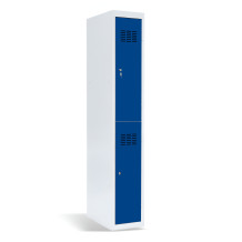 #03 MINI 2 – 2-türiger Kleiderschrank mit kurzen Türen, 1800/300/500, RAL 5010