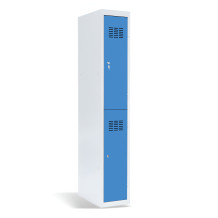 #03 MINI 2 – 2-türiger Kleiderschrank mit kurzen Türen, 1800/300/500, RAL 5012