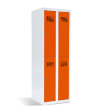 #03 MINI 4 – 4-türiger Kleiderschrank mit kurzen Türen, 1800/600/500 mm, RAL 2004
