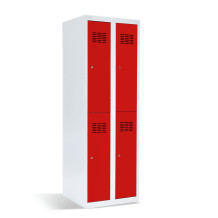 #03 MINI 4 – 4-türiger Kleiderschrank mit kurzen Türen, 1800/600/500 mm, RAL 3020