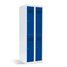 #03 MINI 4 – 4-türiger Kleiderschrank mit kurzen Türen, 1800/600/500 mm, RAL 5010