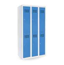 #03 MINI 6 – 6-türiger Kleiderschrank mit kurzen Türen, 1800/900/500 mm, RAL 5012