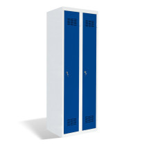 #03 STANDARD 2 – 2-türiger Kleiderschrank, 1800/600/500 mm, RAL 5010
