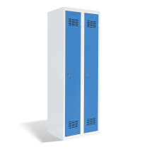 #03 STANDARD 2 – 2-türiger Kleiderschrank, 1800/600/500 mm, RAL 5012