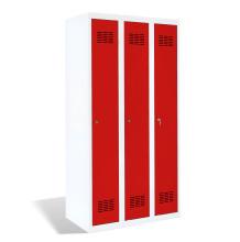 #03 STANDARD 3 – 3-türiger Metallschrank, 1800/900/500 mm, RAL 3020