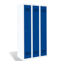 #03 STANDARD 3 – 3-türiger Metallschrank, 1800/900/500 mm, RAL 5010