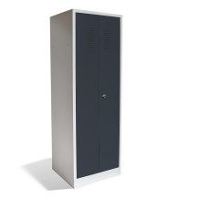 #03 STANDARD CROSS – 2-türiger Kleiderschrank mit Selbstöffnung, RAL 7016