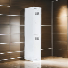 #03 MINI 2 - 2-türiger Kleiderschrank mit kurzen Türen, 1800/300/500 mm
