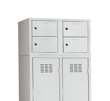 #03 SHOECABINET 2/4 – 4-türiger geteilter Schuhschrank 300 mm