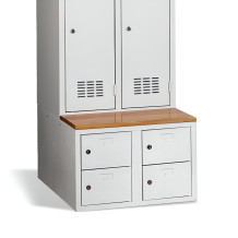 #03 SHOECABINET 2/4 – 4-türiger geteilter Schuhschrank 300 mm