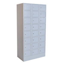 #05 BOX 24 GREY – 24-priehradková skriňa na úschovu cenností, 1850/900/500 mm