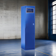 #15 LAUNDRY 1 BLUE – Skriňa na zber pracovného oblečenia