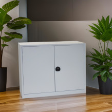 Büroschrank mit 2 Fachböden, 1200 mm breit
