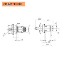 #11 LATCHLOCK – Bezpečnostný uzáver na visiaci zámok