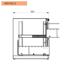 #03 FILE 2 – 2-zásuvková kartotéková skriňa, 710/470/620 mm