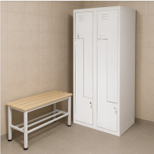 #03 CIK-CAK MINI 4 - 4 -türiger  Garderobenschrank mit Z- Türen, Spind mit Z- Türen, 1800/600/500 mm