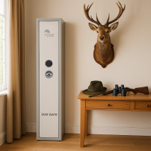 Schrank für 5 Waffen, zertifiziert,  elektronisches Schloss, 1512/350/300 mm