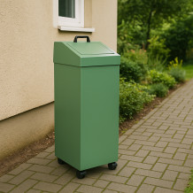 #06 WASTE GREEN – Exterierový odpadový kôš
