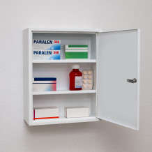 #27 FIRSTAID MINI – Kovová lekárnička s dvomi policami