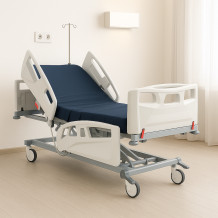 Elektrisches Kranken- und Pflegebett mit 3 Motoren