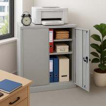 Büroschrank mit 2 Fachböden, 1000 mm breit