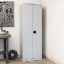 #03 STRONG SUPERSLIM MAXI - Büroschrank oder Werkstattschrank mit 4 Fachböden, 1945/600/420 mm