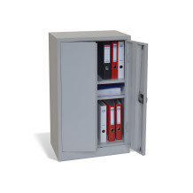 #03 STRONG SUPERSLIM MINI -  Büroschrank oder Werkstattschrank für Akten mit 2 Fachböden, 1000/600/420 mm