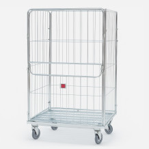 Rollcontainer mit 4 Wänden, groß