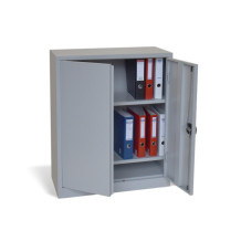 #03 STRONG SLIM MINI - Büroschrank oder Werkstattschrank für Akten mit 2 Fachböden, 1000/800/420 mm