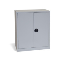 #03 STRONG SLIM MINI - Büroschrank oder Werkstattschrank für Akten mit 2 Fachböden, 1000/800/420 mm
