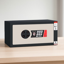 #17 MINISAFE S20 ELECTRO - Mini Sicherheitsschrank schwarz - weiß, 380/200/260 mm