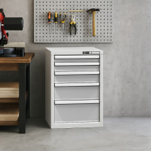Werkstattcontainer mit 5 Schubladen