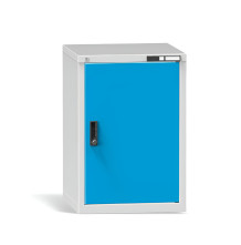 Kleiner Werkstattschrank mit 2 Fachböden, blau