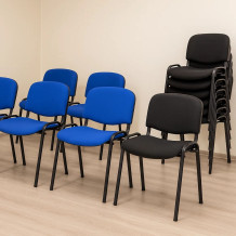 #29 CONFCH BK - Konferenzstuhl, stappelbar, schwarz