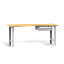 Werkbank mit Schublade und höhenverstellbaren Füßen, 2000 mm