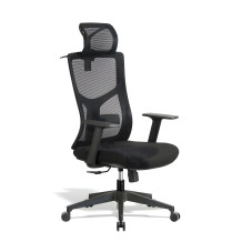Bürostuhl mit Netzrückenlehne und Kopfstütze
