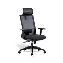 Bürostuhl mit Netzrückenlehne und Kopfstütze