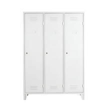 3-türiger Garderobenschrank mit Trennwand (zerlegt)