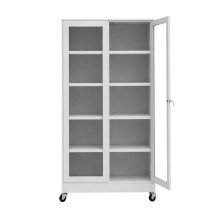 Medikamentenschrank mit 4 Metallböden und Rollen (zerlegt)