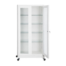 Medikamentenschrank mit 4 Glasböden und Rollen (zerlegt)