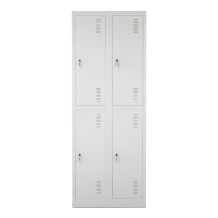 4-türiger Garderobenschrank mit kurzen Türen (zerlegt)