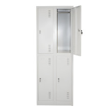 4-türiger Garderobenschrank mit kurzen Türen (zerlegt)