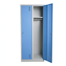 2-türiger Garderobenschrank, blau (zerlegt)