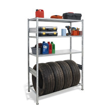 Reifenregal 2000 × 1210 × 430 mm, 3 Ablageböden